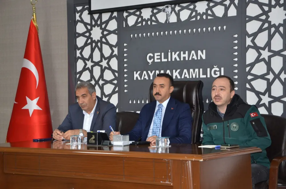 Çelikhan Merkez ve Köy Muhtarları Toplantısı