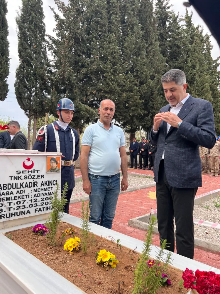 Milletvekili Şan, Şehitlik Ziyareti Yaptı 