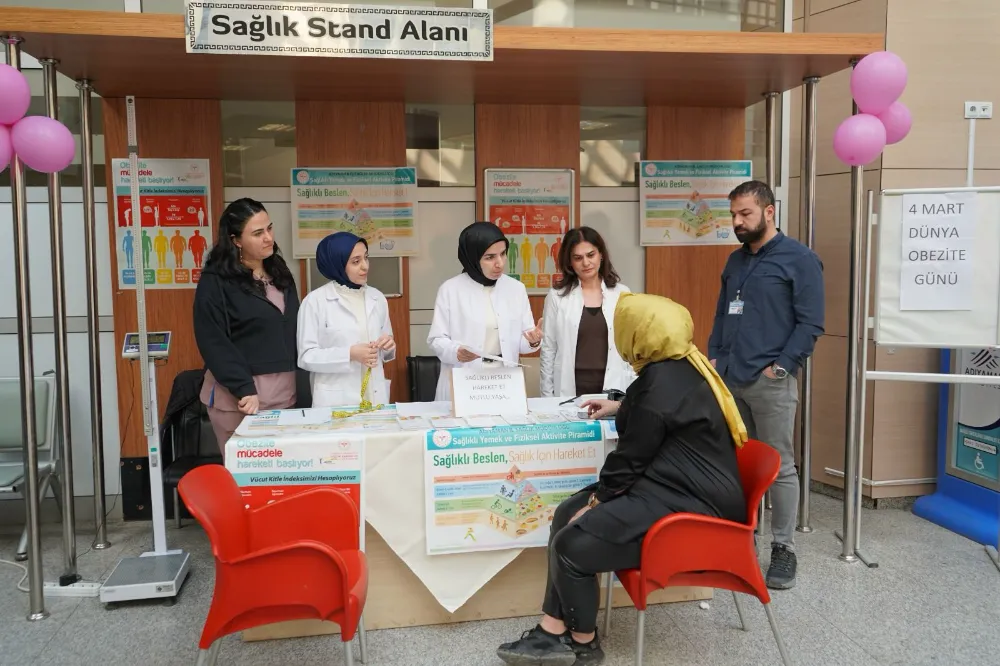 Vatandaşlar obeziteye karşı bilgilendirildi