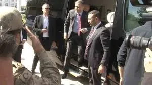 İçişleri Bakanı Ali Yerlikaya, bir dizi temas ve incelemelerde bulunmak üzere Adıyaman’a geldi