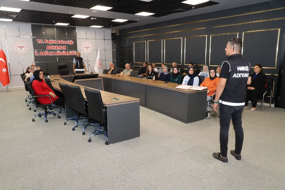 Sağlık Müdürlüğü’nde anneler “Narko Anne” Projesiyle bilgilendirildi