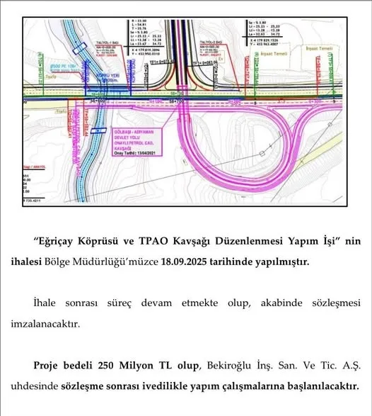 Adıyaman’ımızın ulaşımına nefes aldıracak önemli bir adımı daha atıyoruz. 