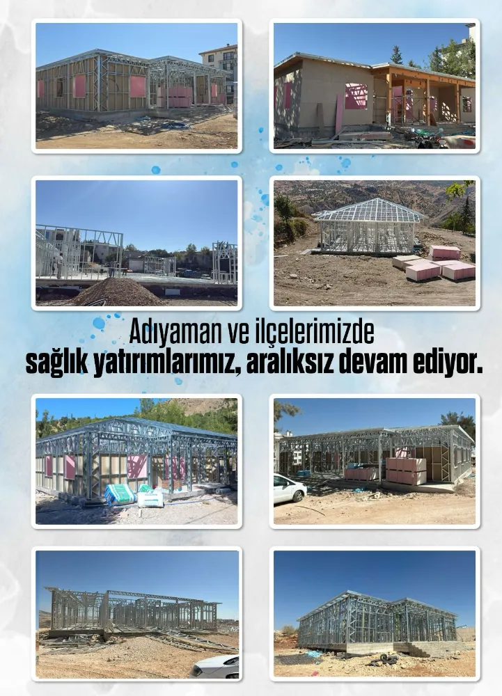Adıyaman’da Sağlık Altyapısı Yeniden İnşa Ediliyor