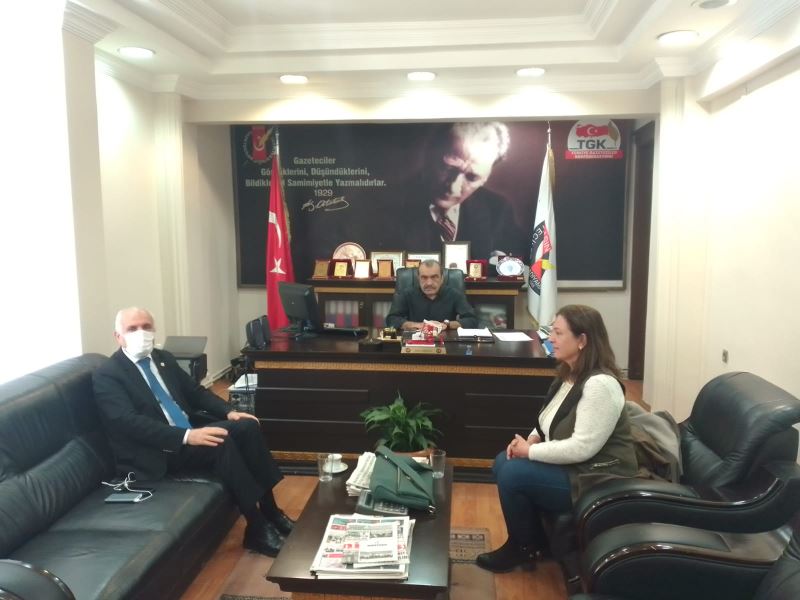 ESKİ VEKİL KÖSE’DEN DİŞKAYA’YA ZİYARET