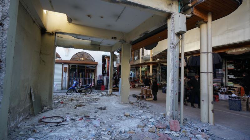 Tarihi Çarşı Restorasyonunda Üçüncü Etap Çalışmalarına Başlandı